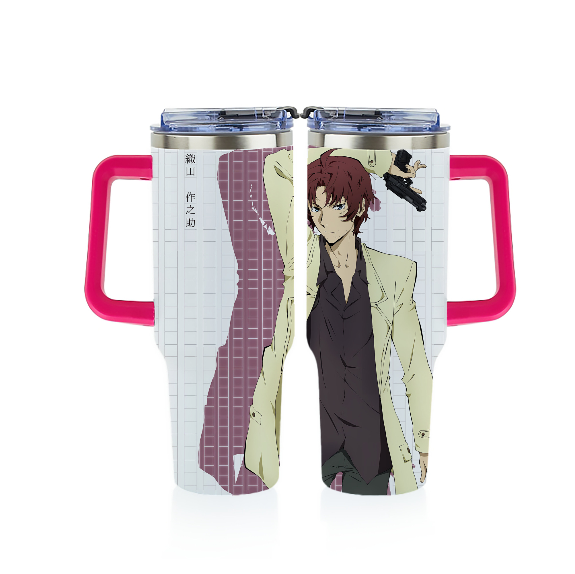 （画像用） 文豪ストレイドッグス Bungo Stray Dogs 1200ｍLフルプリント車用タンブラー